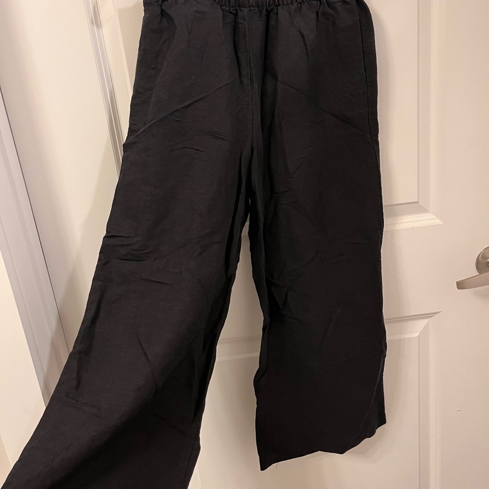 Black Linen Pants